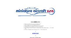 Desktop Screenshot of miniatureaircraftusa.com